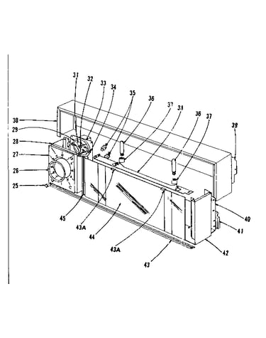Backguard section