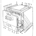 Kenmore 1019376440 body section diagram