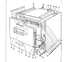 Kenmore 1019376400 body section diagram