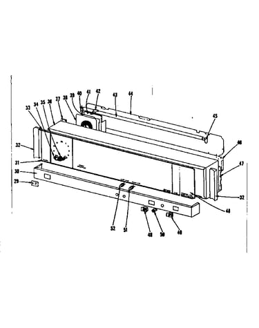 Backguard section