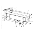 Kenmore 1019386441 backguard section diagram