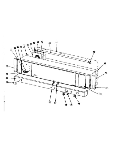 Backguard section