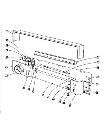 Backguard section