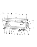 Backguard section