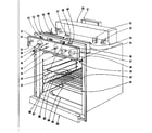 Kenmore 10144520 oven assembly section diagram