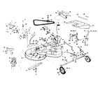 Craftsman 536255112 mower deck diagram