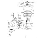 Sears 167410050 replacement parts diagram