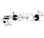 Craftsman 39025130 motor and pump assembly diagram