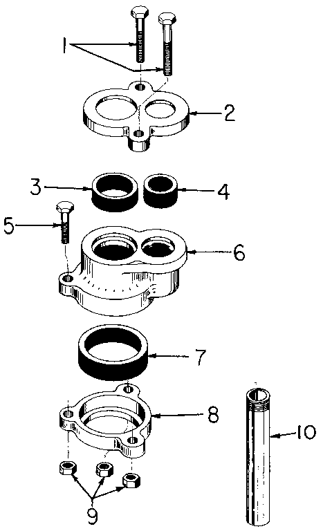 Sears vertical casing adapters