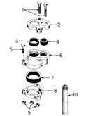 Sears vertical casing adapters
