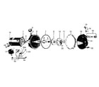 Craftsman 390251900 motor and pump assembly diagram