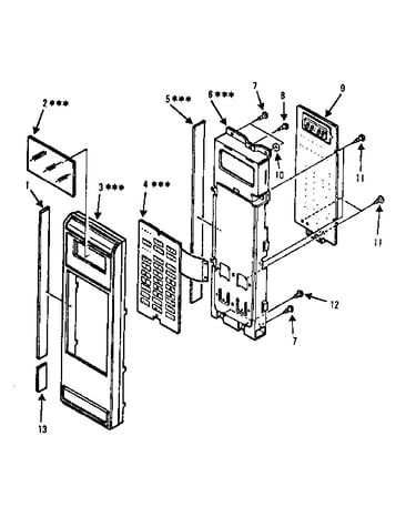 Control panel parts