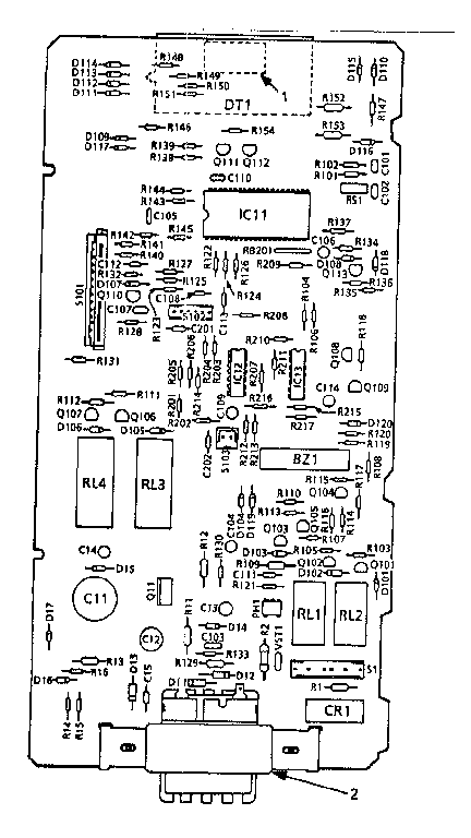 POWER AND CONTROL CIRCUIT BOARD