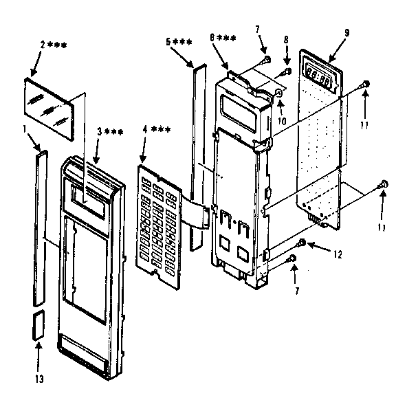 Control panel parts