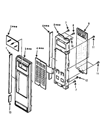Control panel parts