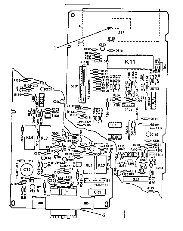 POWER AND CONTROL CIRCUIT BOARD