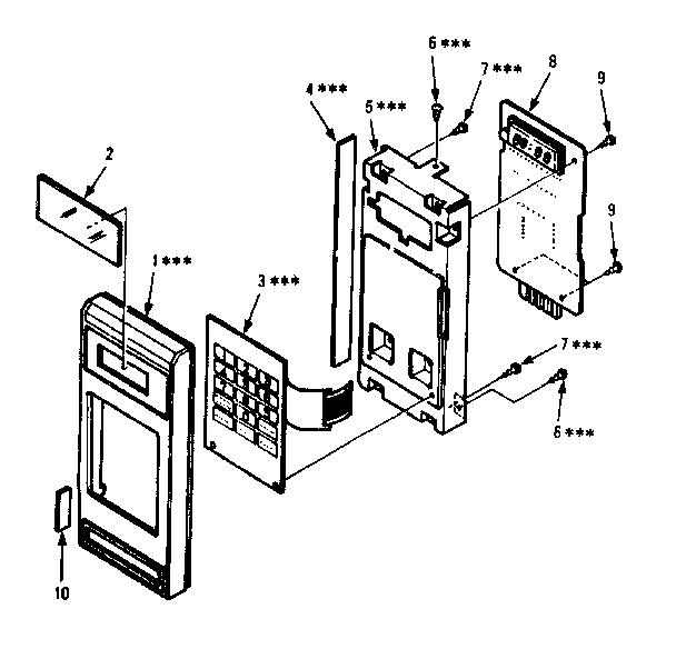 Control panel parts
