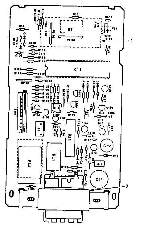 POWER AND CONTROL CIRCUIT BOARD