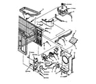 Kenmore 5668742581 switches and microwave parts diagram