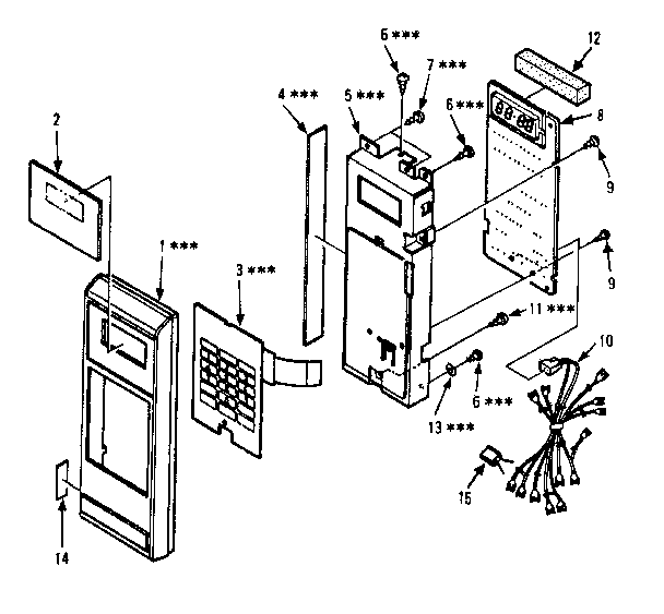 Control panel parts