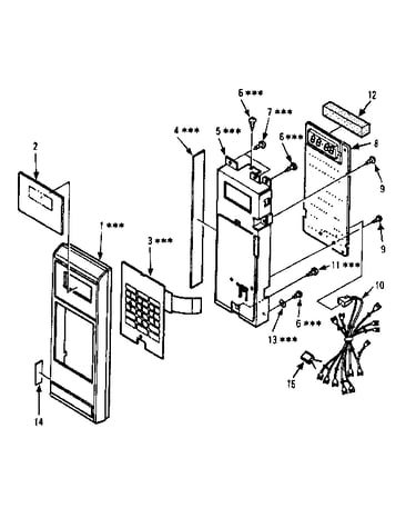 Control panel parts