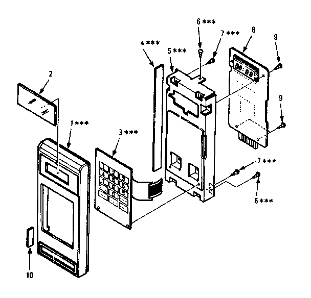 Control panel parts