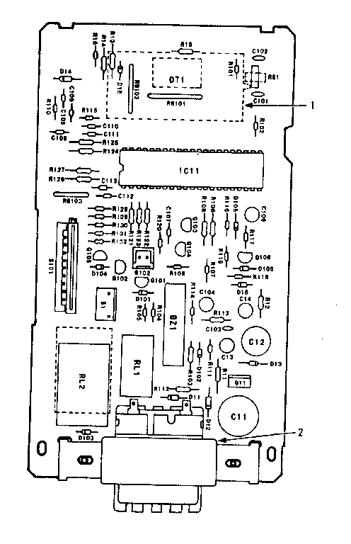 POWER AND CONTROL CIRCUIT BOARD