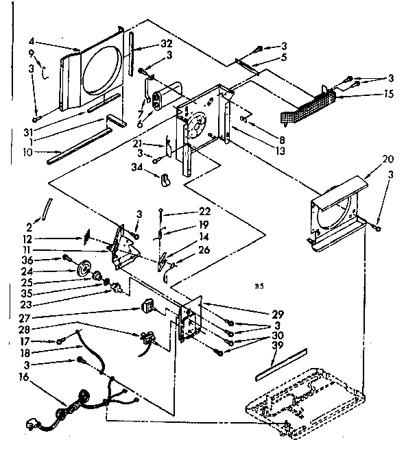 Air flow and control parts