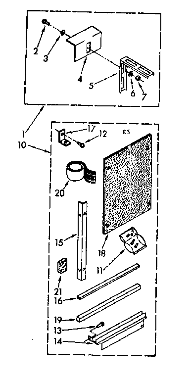 Accessory kit parts
