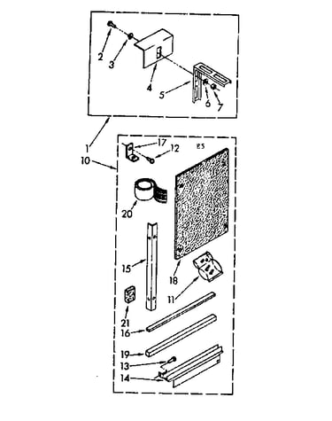 Accessory kit parts
