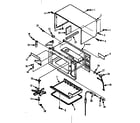 Kenmore 5668762781 cabinet parts diagram