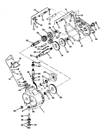 Transmission assembly part number 794040c