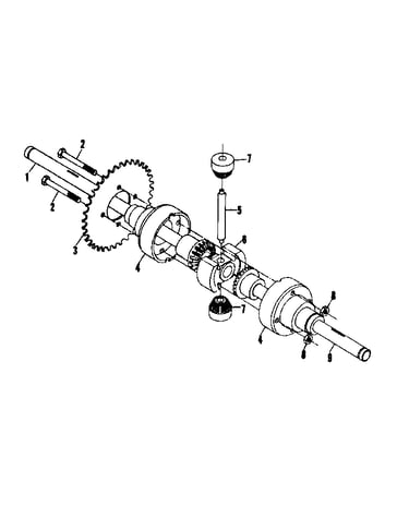 Differential and axle assembly no. 58916