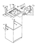 Top and cabinet