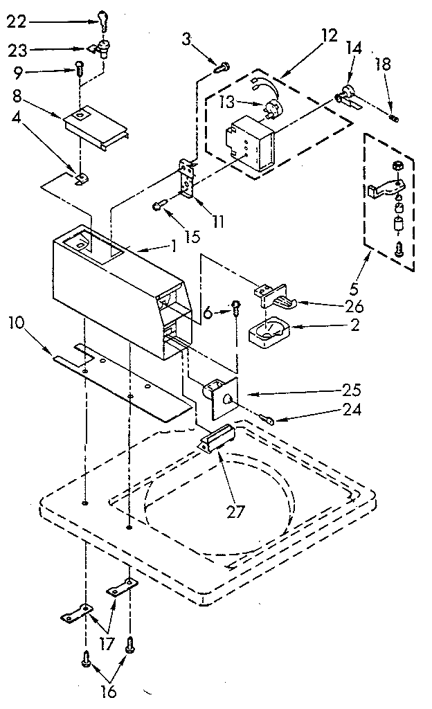 Meter case parts