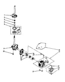 Brake, clutch, gearcase, motor and pump