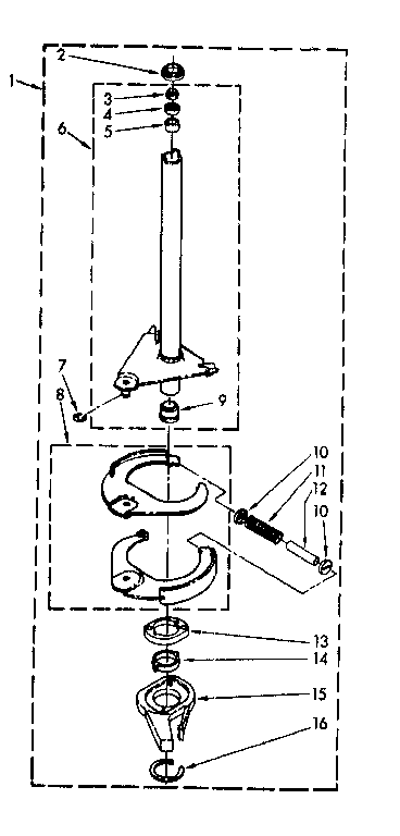 Brake and drive tube