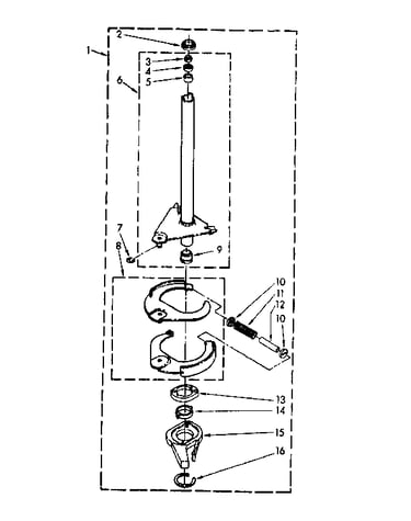 Brake and drive tube