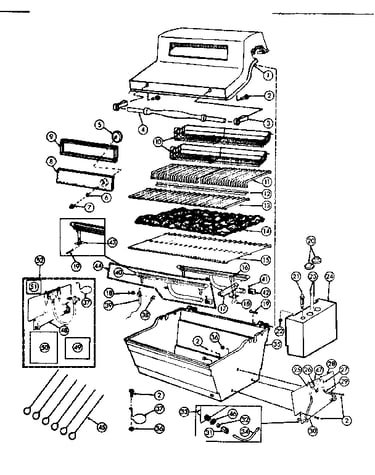 Grill and burner