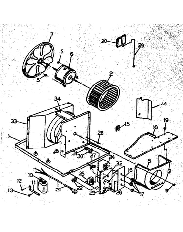 Electrical system and air handling parts