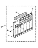 Cabinet and front panel parts
