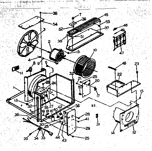 Electrical system and air handling parts