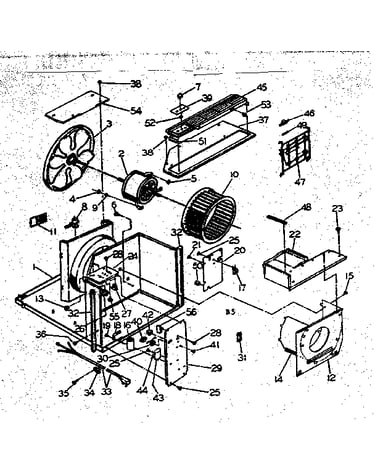Electrical system and air handling parts