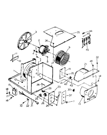 Electrical system and air handling parts