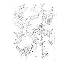 Craftsman 13196400 seat and grill assembly diagram