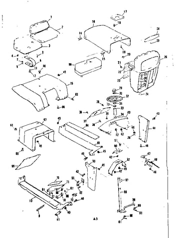 Seat and grill assembly
