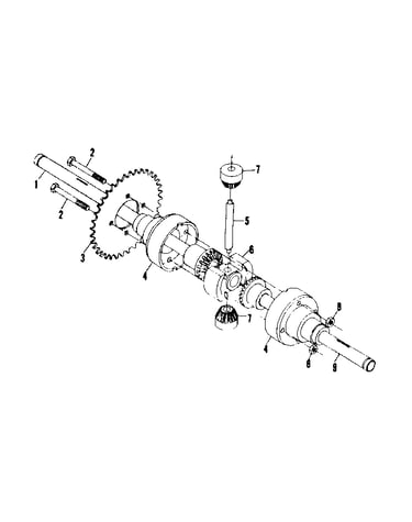 Differential and axle assembly no. 58407