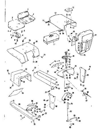 Grill and seat assembly