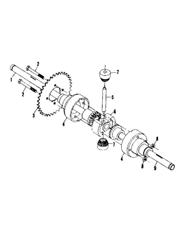 Differential & axle assembly no. 58407