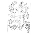 Craftsman 13196350 grill, seat, and engine diagram